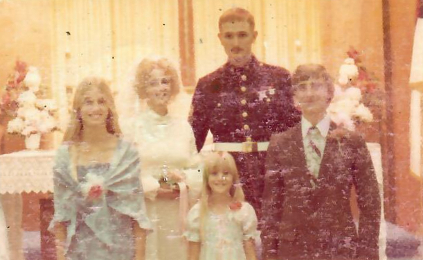 Family wedding portrait